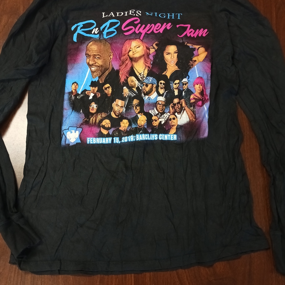 Black Graphic Long Sleeve Men's Shirt